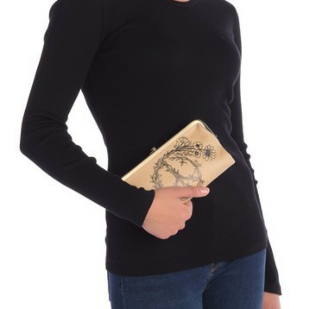 💥SOLD ON MERCARI💥Hobo Lauren Leather Clutch - Picture 3 of 5